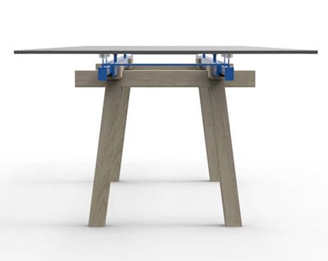Tracks Extendable Table by Alain Gilles for Bonaldo