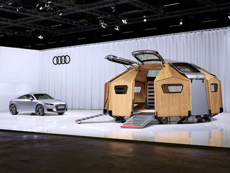 Audi at Design Miami Basel 2014 Konstantin Grcic designs the TT Pavilion
