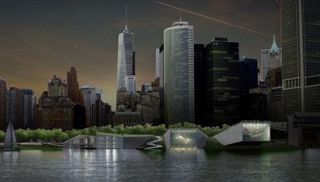 Big U Manhattan flood defences by BIG and One Architecture