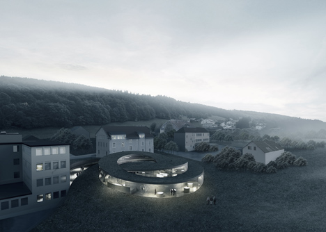 Bjarke Ingels unveils spiralling museum for Swiss watchmaker