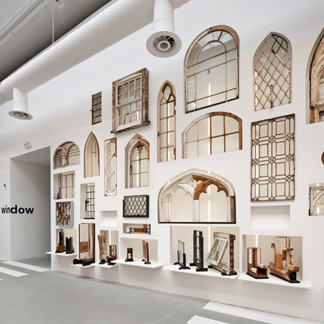 Elements exhibition windows Venice Architecture Biennale 2014_dezeen