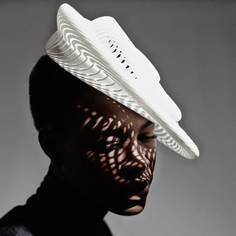 Gabriela Ligenza launches 3D printed hats for Ascot 