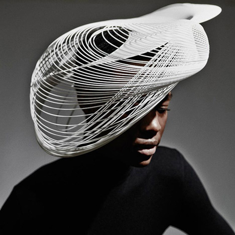 Gabriela Ligenza launches 3D printed hats for Ascot 