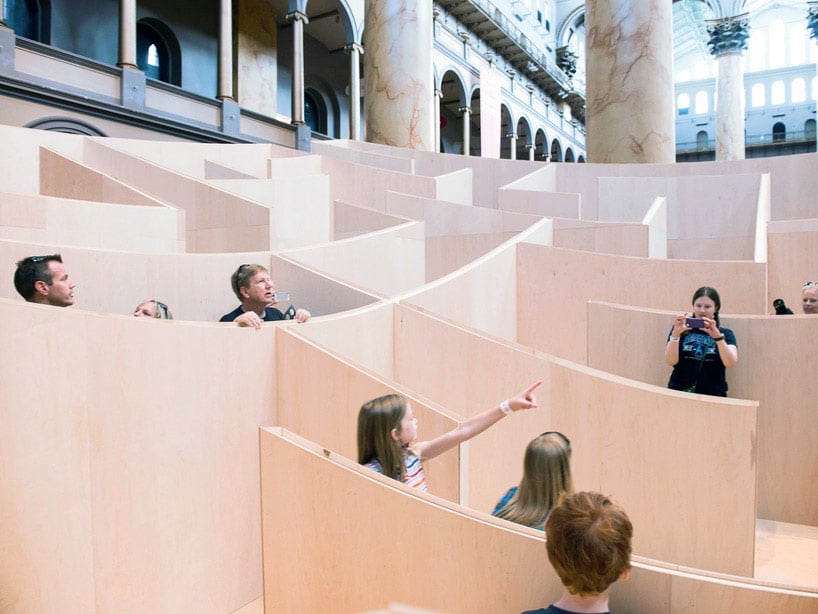 Bjarke Ingels' "BIG Maze" opens at Washington's National Building Museum