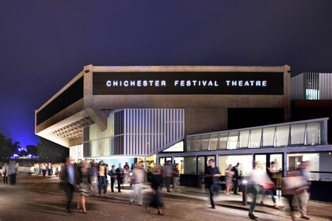 Haworth Tompkins overhauls Powell & Moya's brutalist Chichester theatre