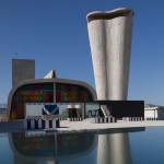 Daniel Buren installs mirrors and coloured glass on Le Corbusier's Cité Radieuse rooftop