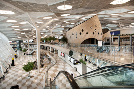 Heydar Aliyev Airport terminal by Autoban
