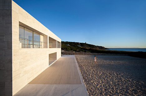 House of the Infinite by Alberto Campo Baeza designed as "a jetty facing out to sea"