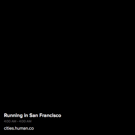 Human app maps San Francisco running