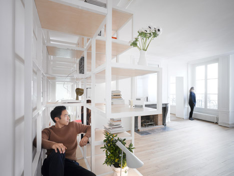 Apartment in the 6th Paris by CUT Architectures