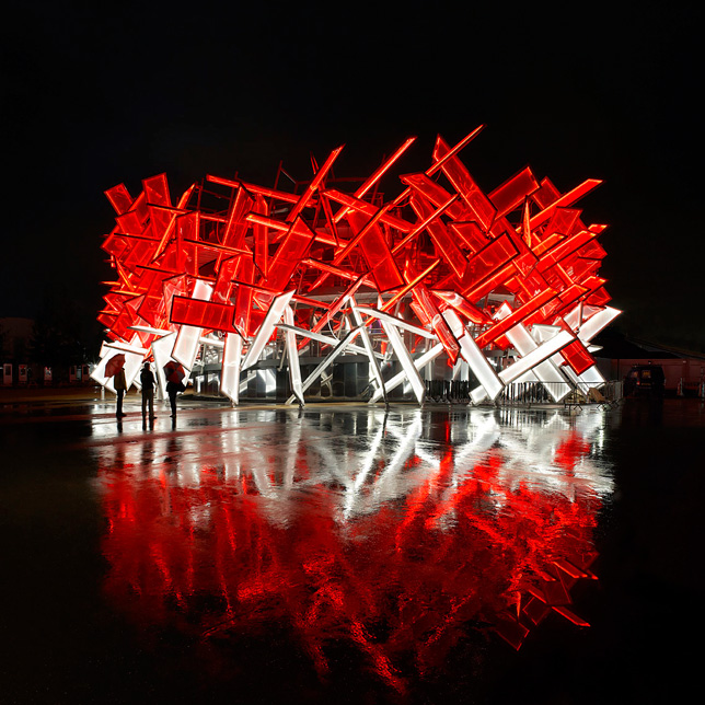Coca Cola Beatbox pavilion by Pernilla Ohrstedt and Asif Khan