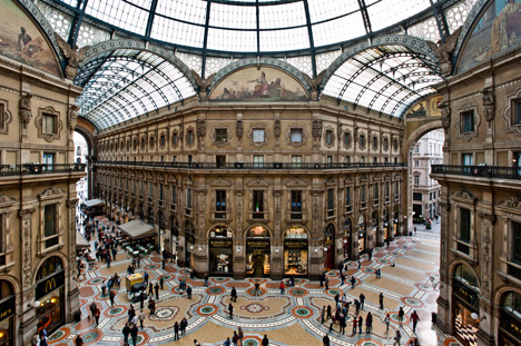 Galleria Vittorio Emanuele II – image courtesy of Shutterstock