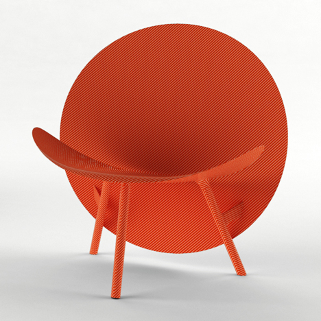 Hypetex Halo carbon-fibre chair