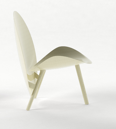 Hypetex Halo lounge chair by Michael Sodeau