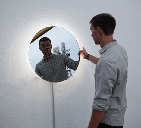 Project Moire Mirror by Hayo Gebauer