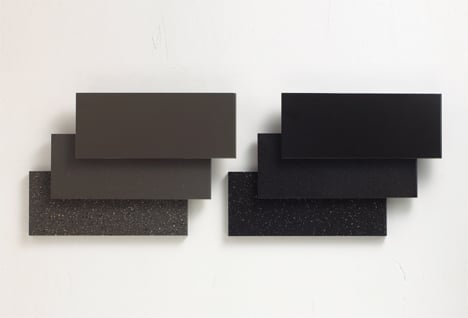 The new six brown colours of DuPont – left, top to bottom: Deep Sable, Deep Mink, Deep Bedrock. Right, top to bottom: Deep Espresso, Deep Caviar, Deep Storm.
