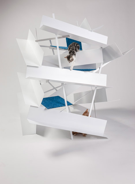 Architecture for Animals cat house by Lehrer Architects