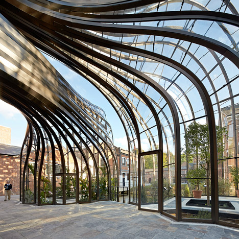 Heatherwick's visitor facility at the Bombay Sapphire distillery in England opened last year