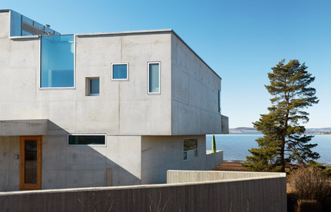 Concrete House in Stange by Carl-Viggo Hølmebakk