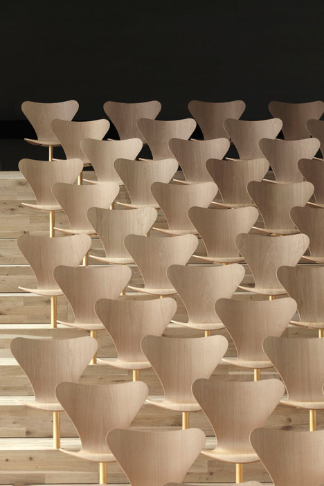 Interiors: Danish Maritime Museum chairs by Bjarke Ingels Group - photographed by David Borland