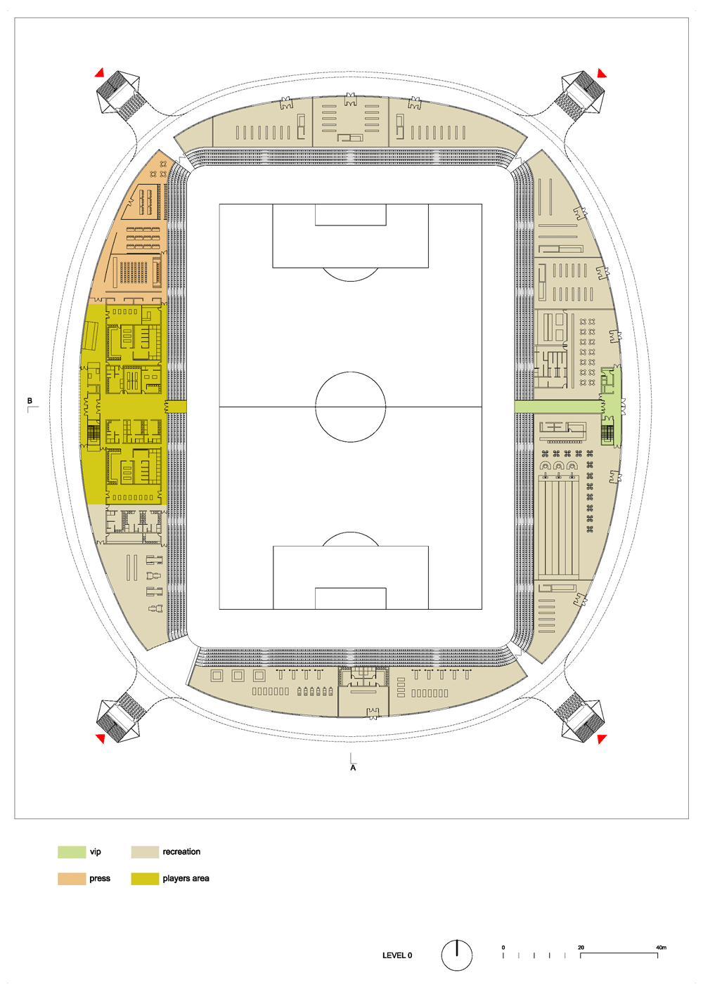 Football Stadium Floor Plan