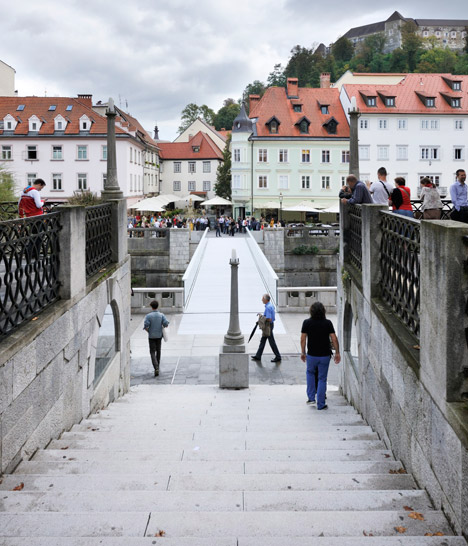Footbridge Ribja Brv in Ljubljana by Arhitektura d.o.o.