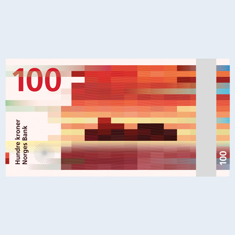 Snøhetta designs bank notes for Norway