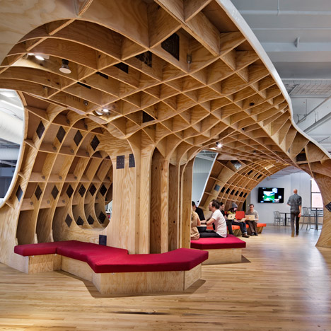 The Barbarian Group offices by Clive Wilkinson
