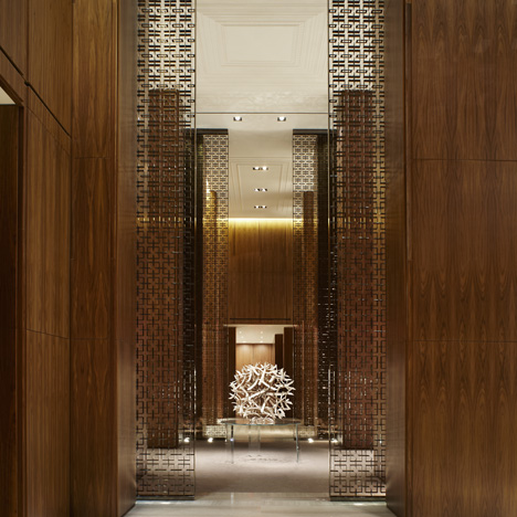 This image: Interior of Four Seasons Toronto, Canada, by Yabu Pushelberg – top image: Bellevue by Very Wood