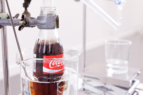 The Real Thing Coca Cola distillation machine by Helmut Smits