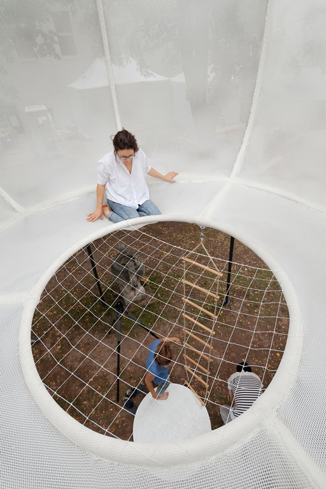 Cumulus installation by Burg Giebichenstein University of Art and Design graduates