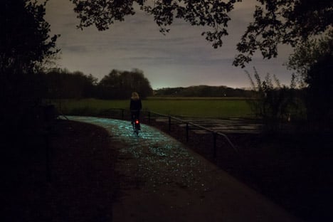 Daan Roosegaarde's Van Gogh Bicycle Path