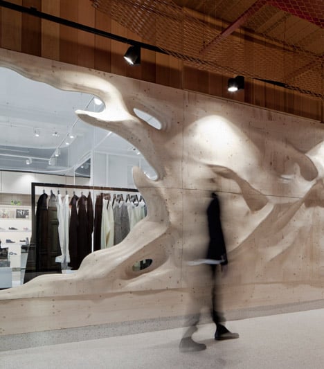 YME Universe concept store in Oslo by Snøhetta