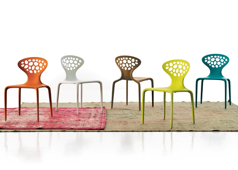 Supernatural chairs by Ross Lovegrove for Moroso