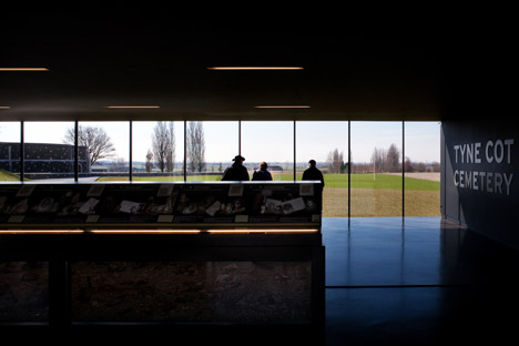 Tyne Cote Cemetery entrance pavilion by Govaert and Vanhoutte architectuurburo