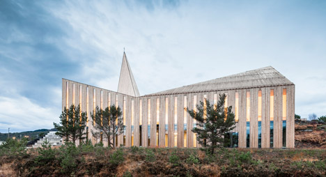 Community Church, Knarvik by Reiulf Ramstad