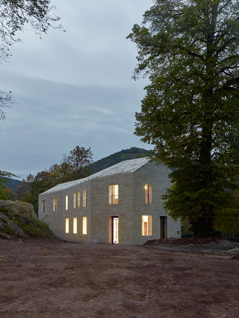 Entrance building for Hambach Castle by Max Dudler