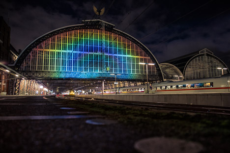 Rainbow Station by Daan Roosegaarde