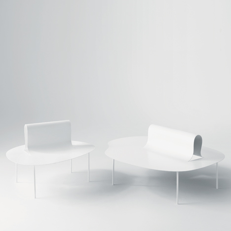 This image: Part of the Softer Than Steel Collection by Nendo. Main image: Zabuton armchair by Nendo for Moroso