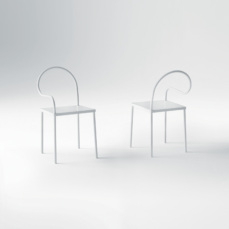 Chairs from Nendo's Softer Than Steel Collection