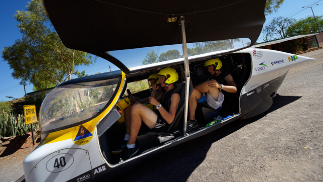 Stella, a solar-powered car by Solar Team Eindhoven