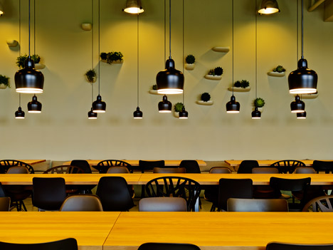 Vitra's Gehry's Building Canteen by Aurélie Blanchard Architect