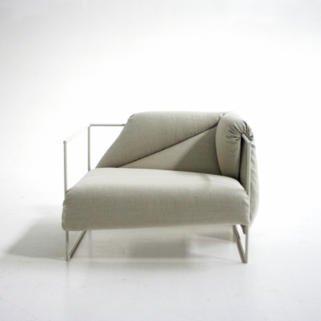 Zabuton armchair by Nendo for Moroso