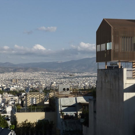 Detached Urban Hut in Athens by Dragonas Christopoulou Architects