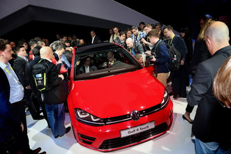 Golf R Touch by Volkswagen at CES 2015
