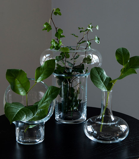 Liv vases by Kristine Five Melvær for Magnor Glassverk