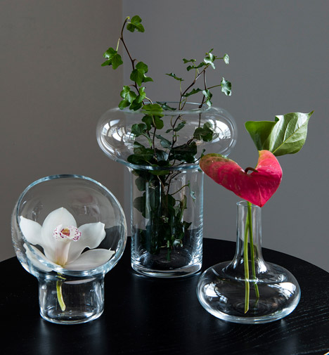 Liv vases by Kristine Five Melvær for Magnor Glassverk