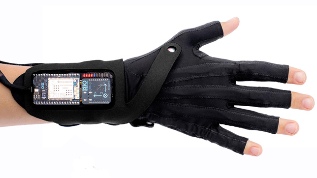 Mi.Mu gesture-control glove developed by a team led by Imogen Heap