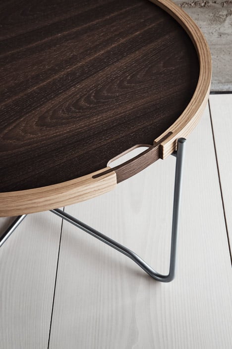 Carl Hansen & Son's update of the More Tray Table by Hans J. Wegner