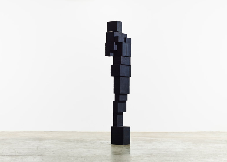antony gormley occupies french gallery with monumental metal